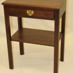Mahogany End Table with Drawer